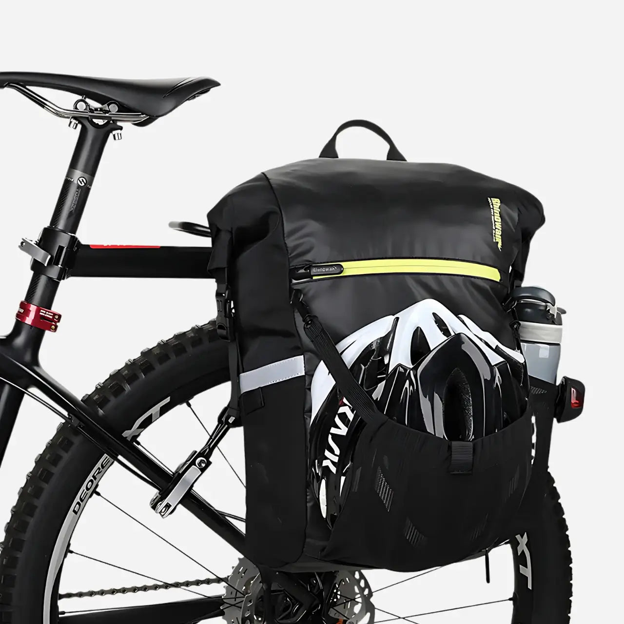 fahrrad gepäckträger mountainbike mit tasche Wandelbarer Fahrradrucksack & Gepäckträgertasche (24L)