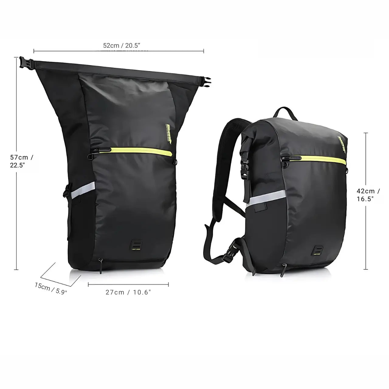 Convertible Bike Pannier Backpack (24L)