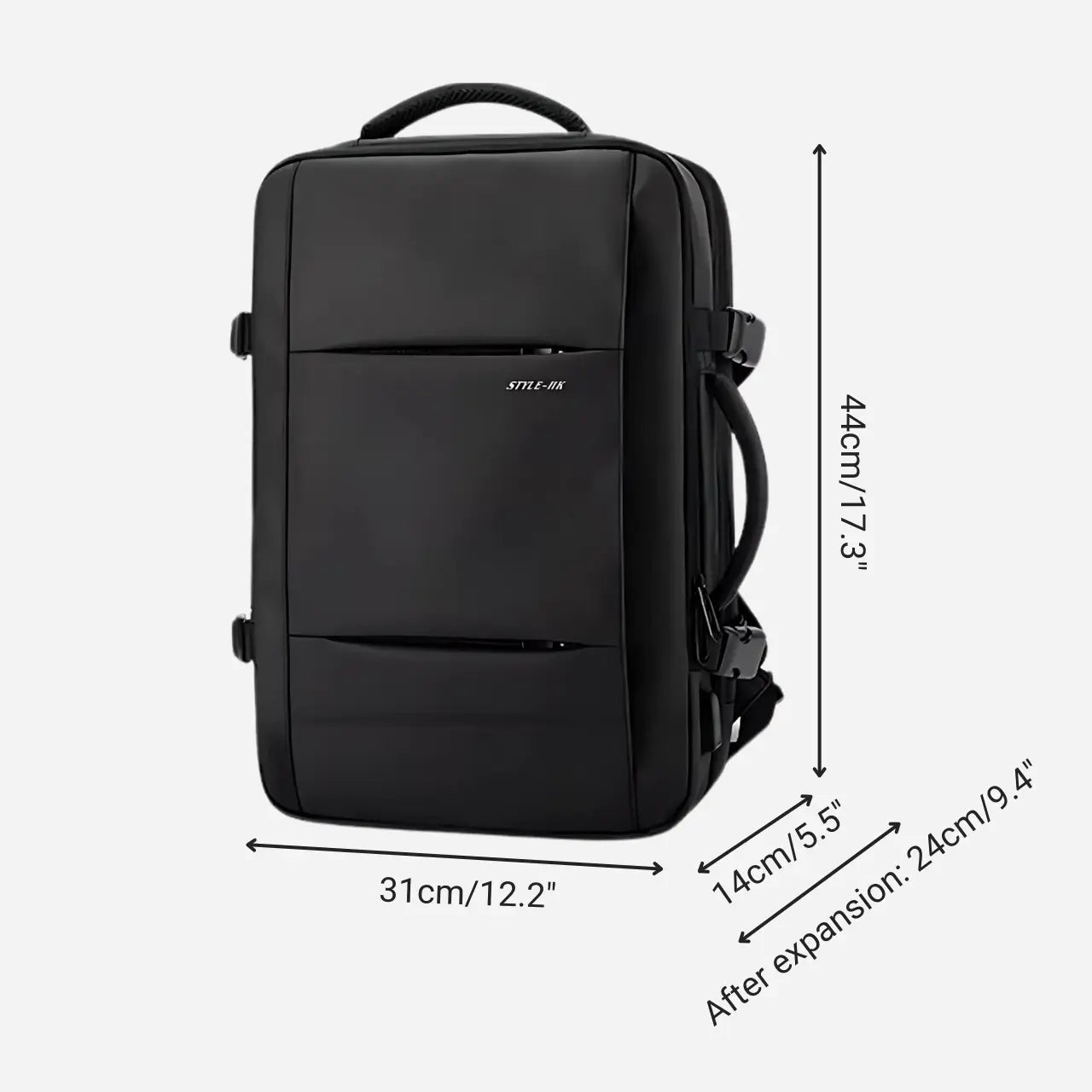 Der erweiterbare Handgepäck-Rucksack 22L/35L