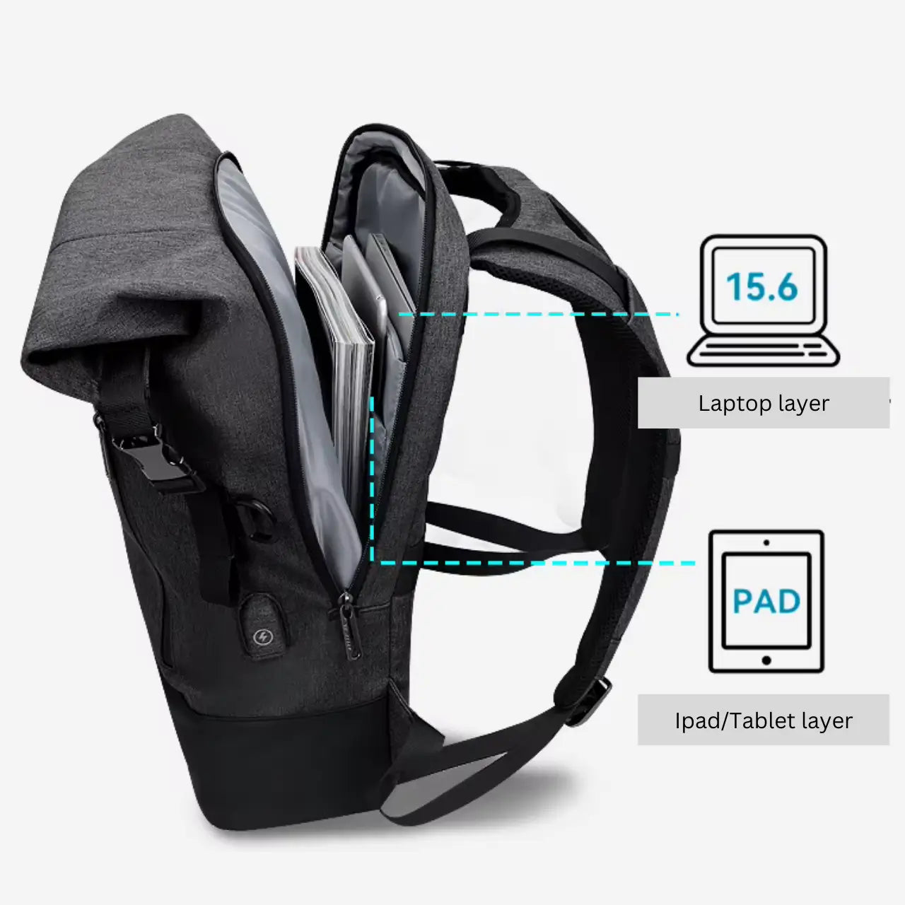 Der Roll Top Lite Rucksack