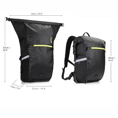 Convertible Bike Pannier Backpack (24L)