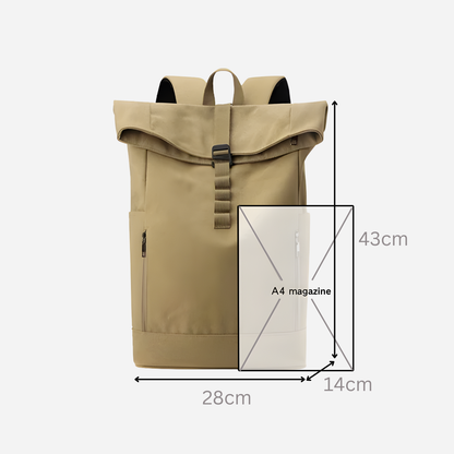 The Canvas Roll Top Commuter Laptop Backpack