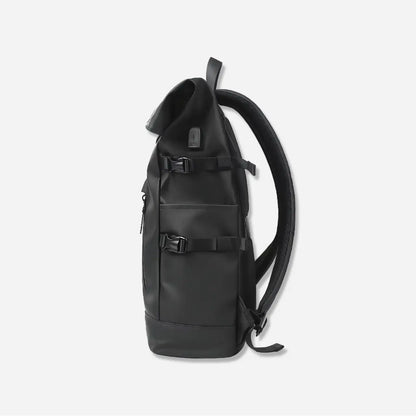 the roll top 20L rainproof backpack  - side view