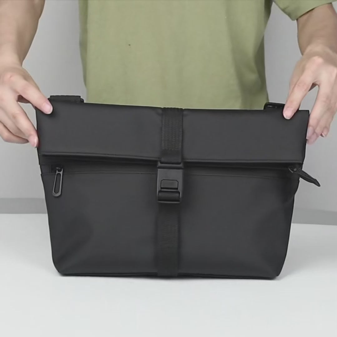 Load video: the minimalist messenger bag | crossbody bag