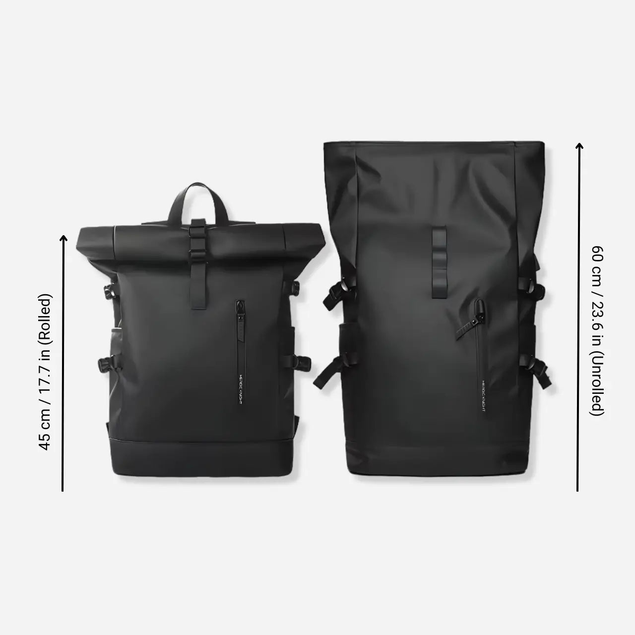 the waterproof roll top backpack 20L