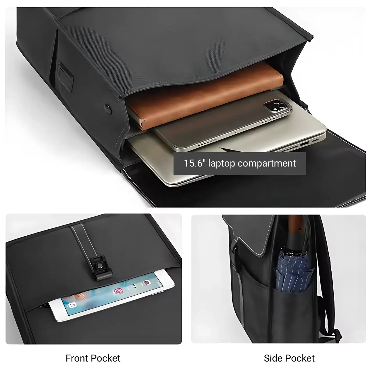 the office backpack - laptop and ipad compartment