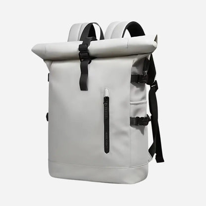 the roll top 20L rainproof backpack - white