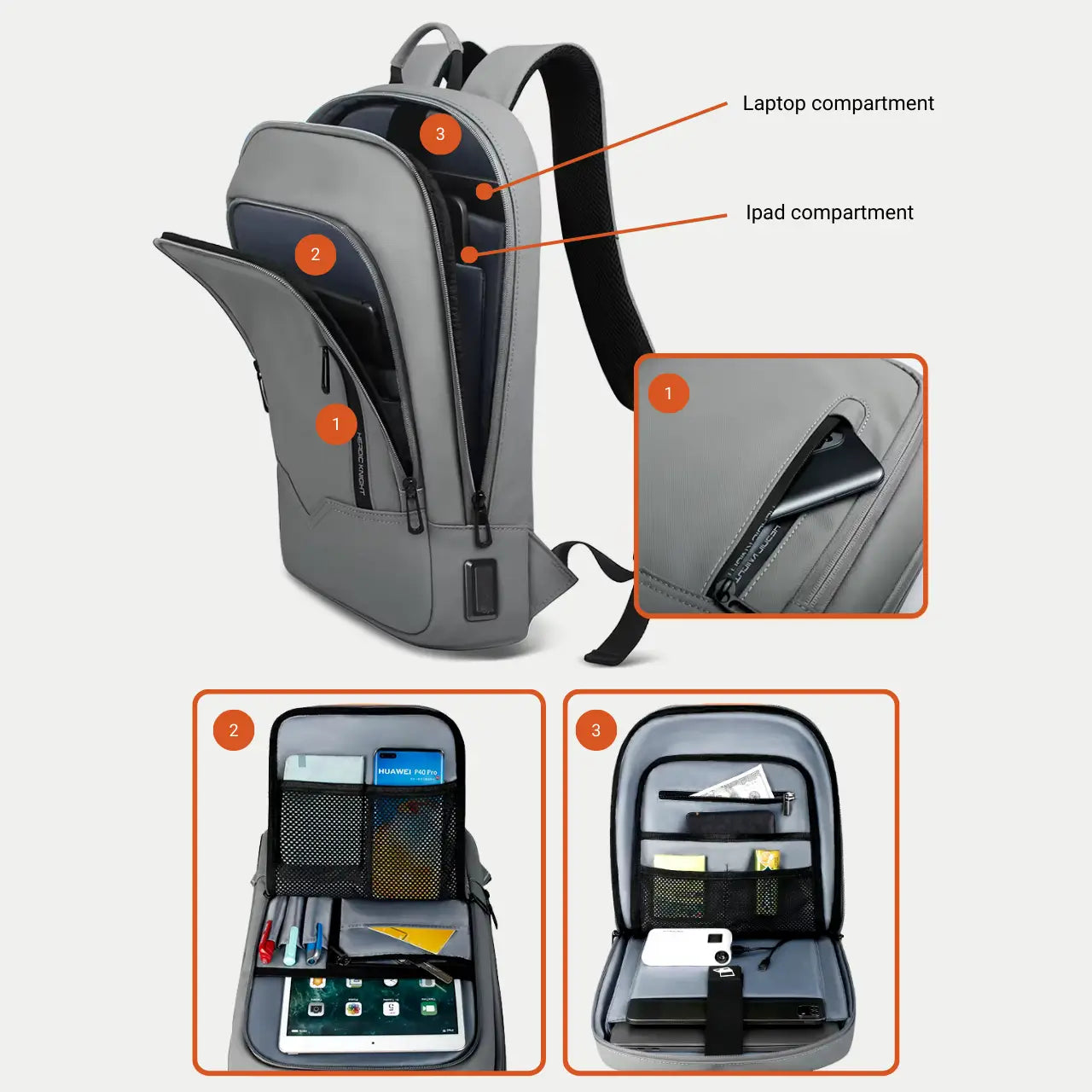 the slim laptop backpack