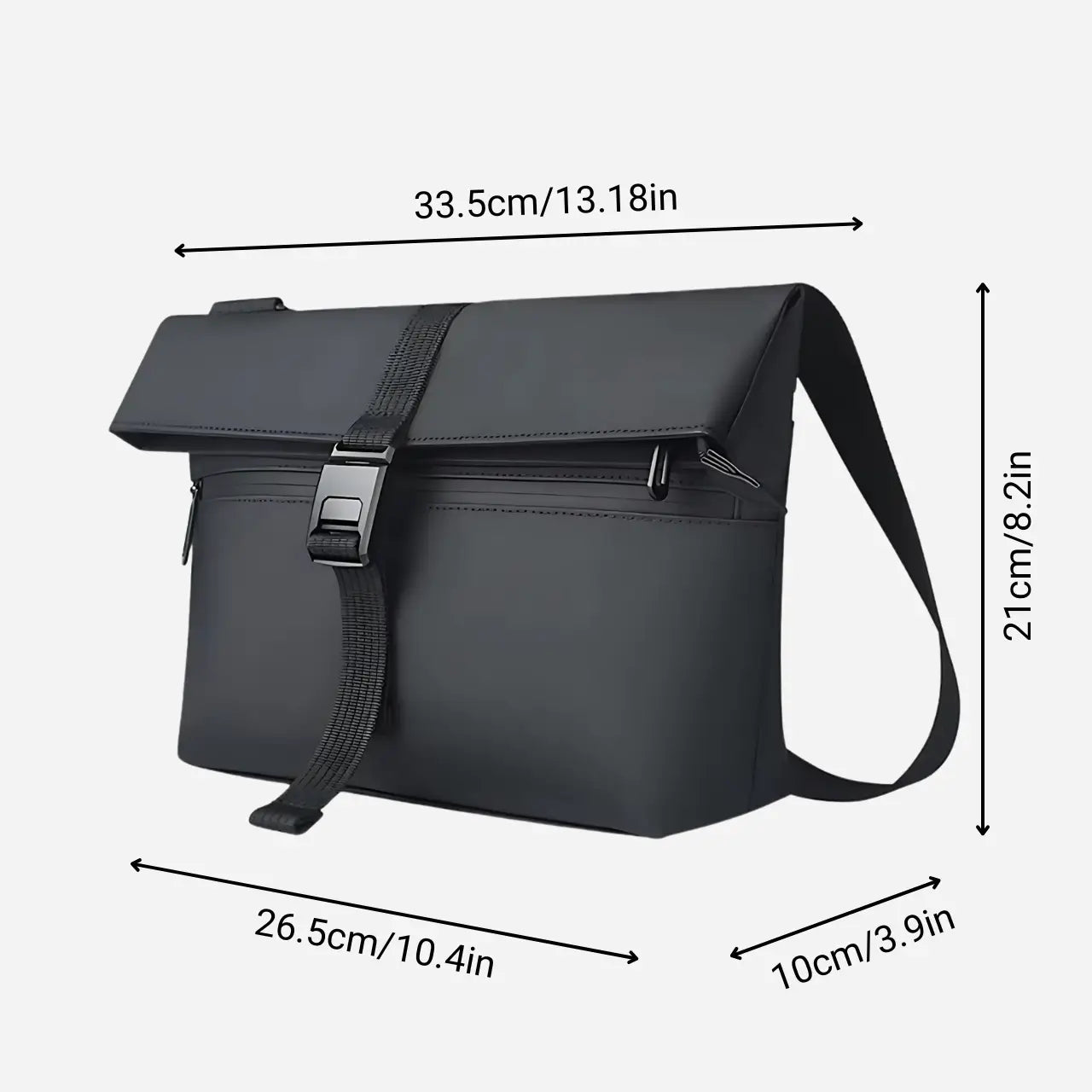 minimalist messenger bag | crossbody bag